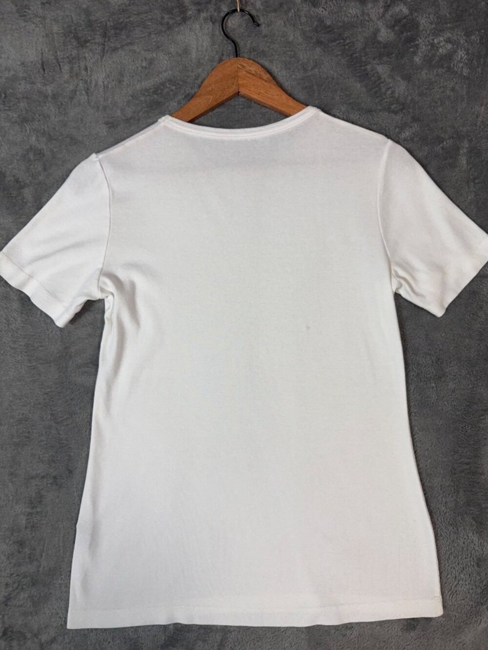 Orvis Womens White Crewneck T-Shirt 100% Cotton Short Sleeve Size M - Picture 2 of 8